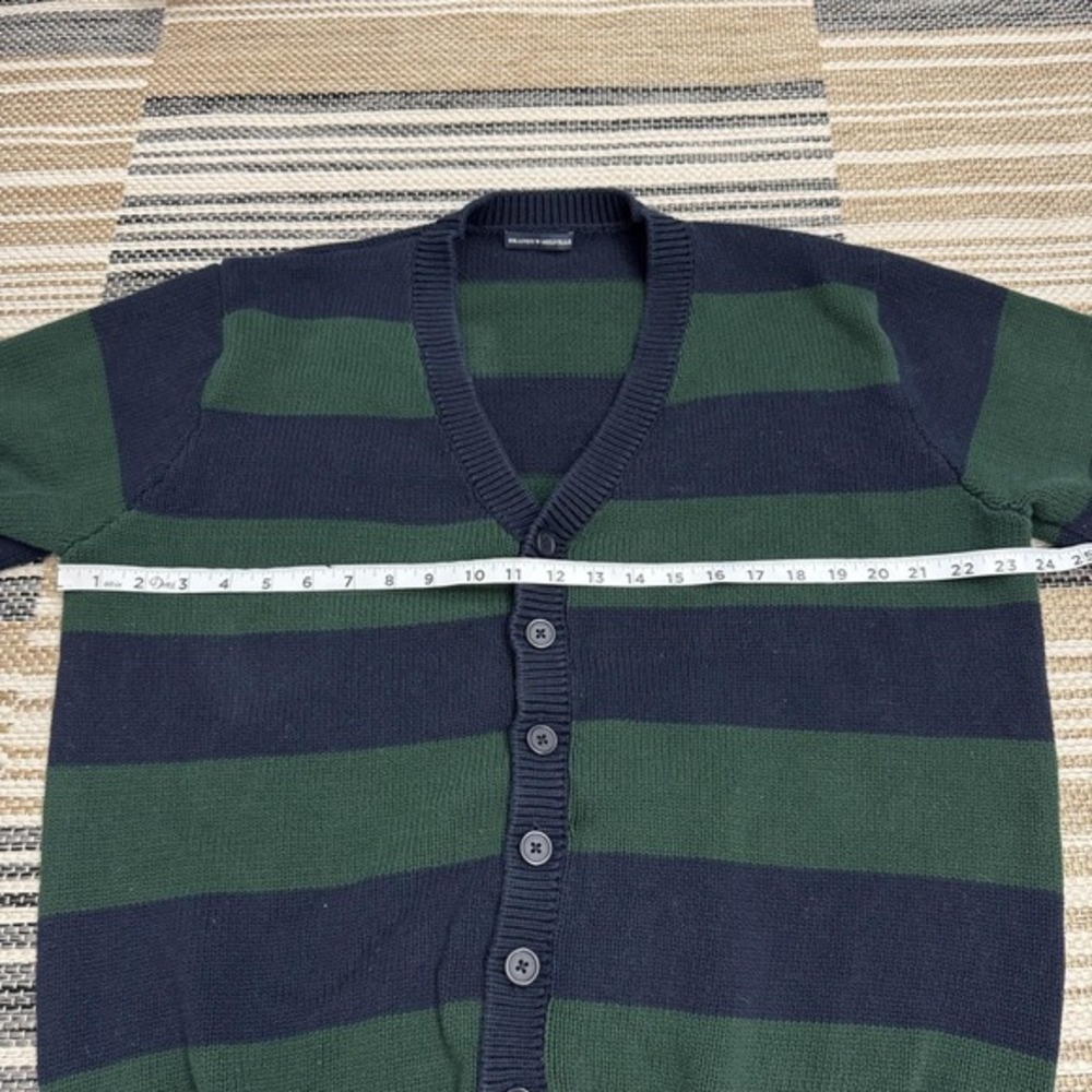 Brandy Melville Sweater Womens OS Striped Cardigan Knit‎ Button Up Relaxed - Picture 4 of 5